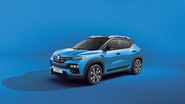 Renault kiger Blue Colour